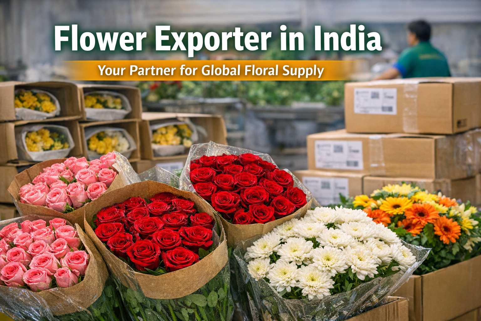 Flower exporter in India